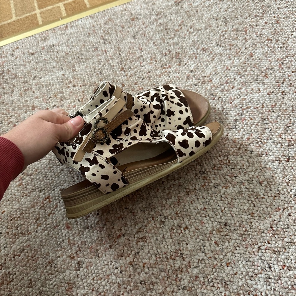 Women’s Cow print Blowfish Sandals
